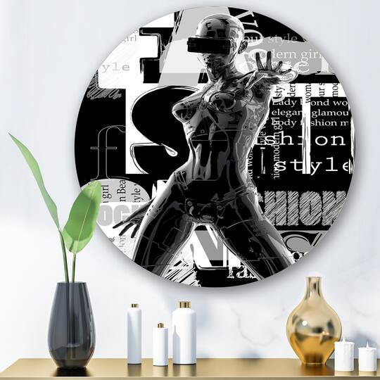 Designart - Monochrome Cyborg Body II